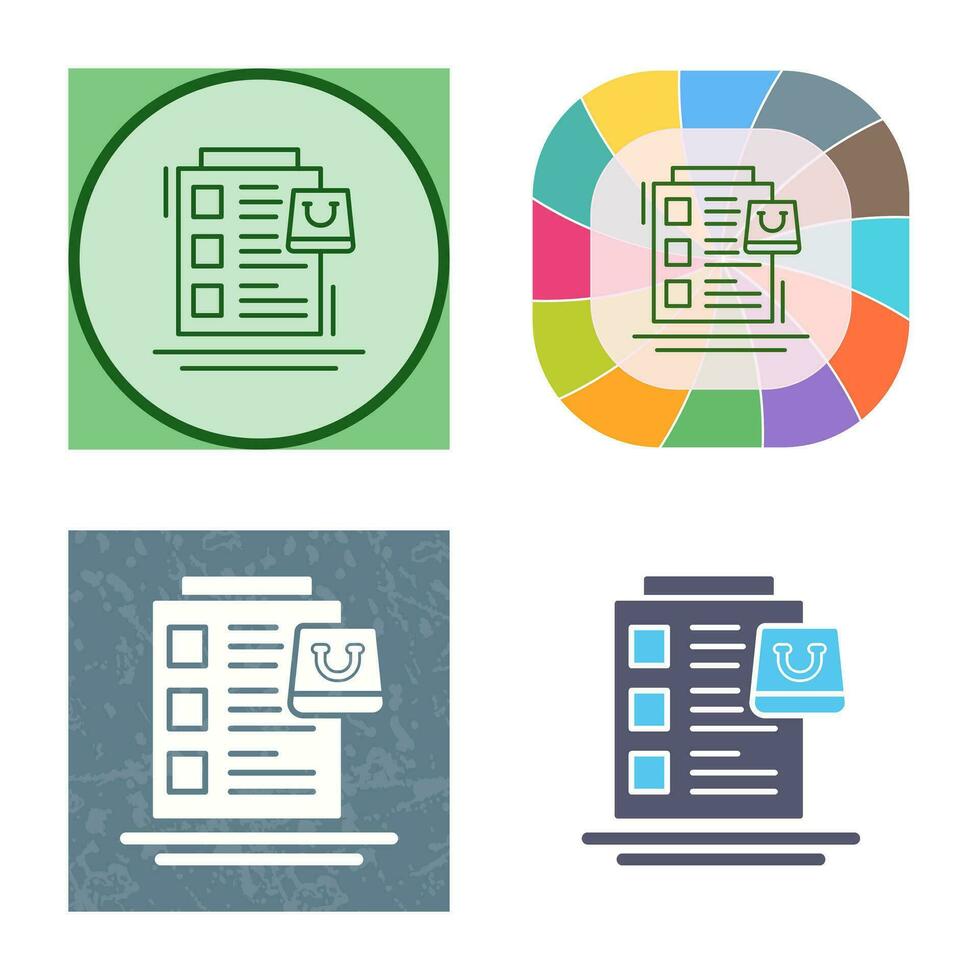 Wish List Vector Icon