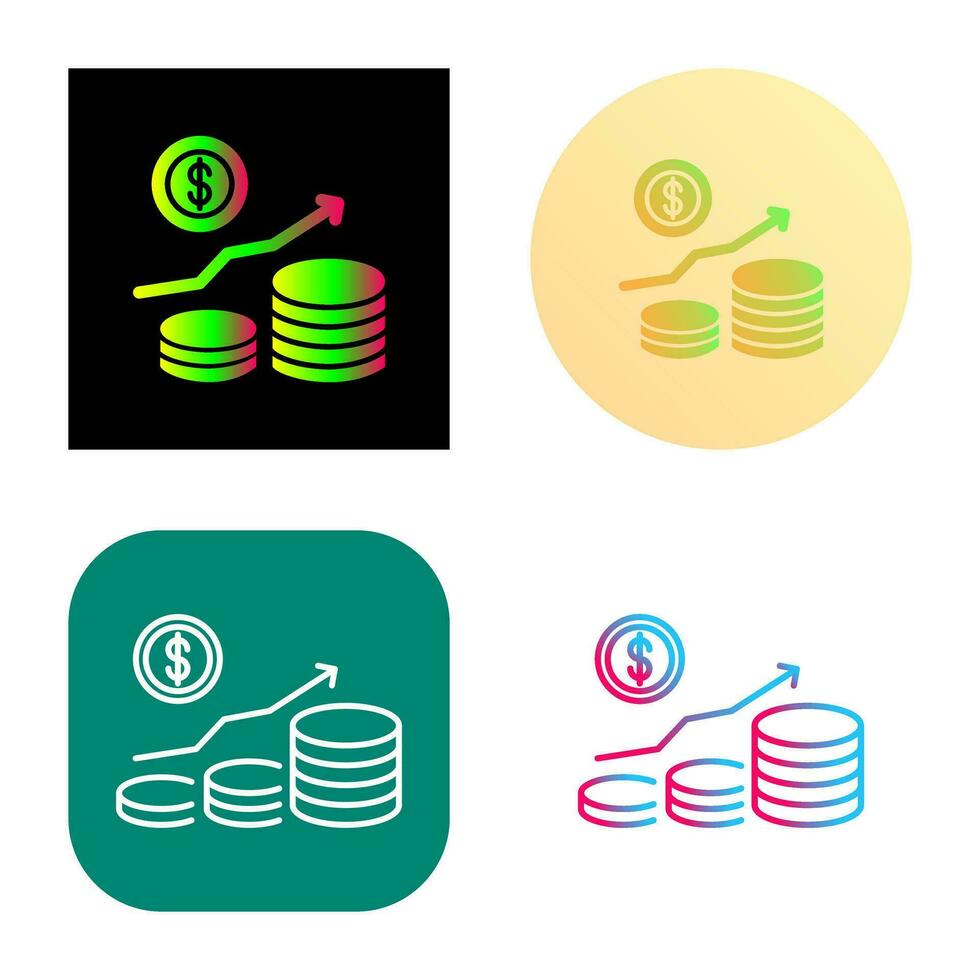 Money Growth Vector Icon