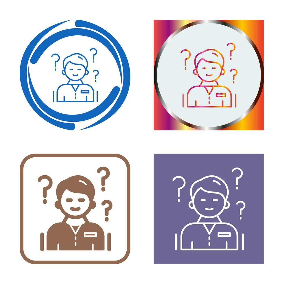 Confuse Vector Icon