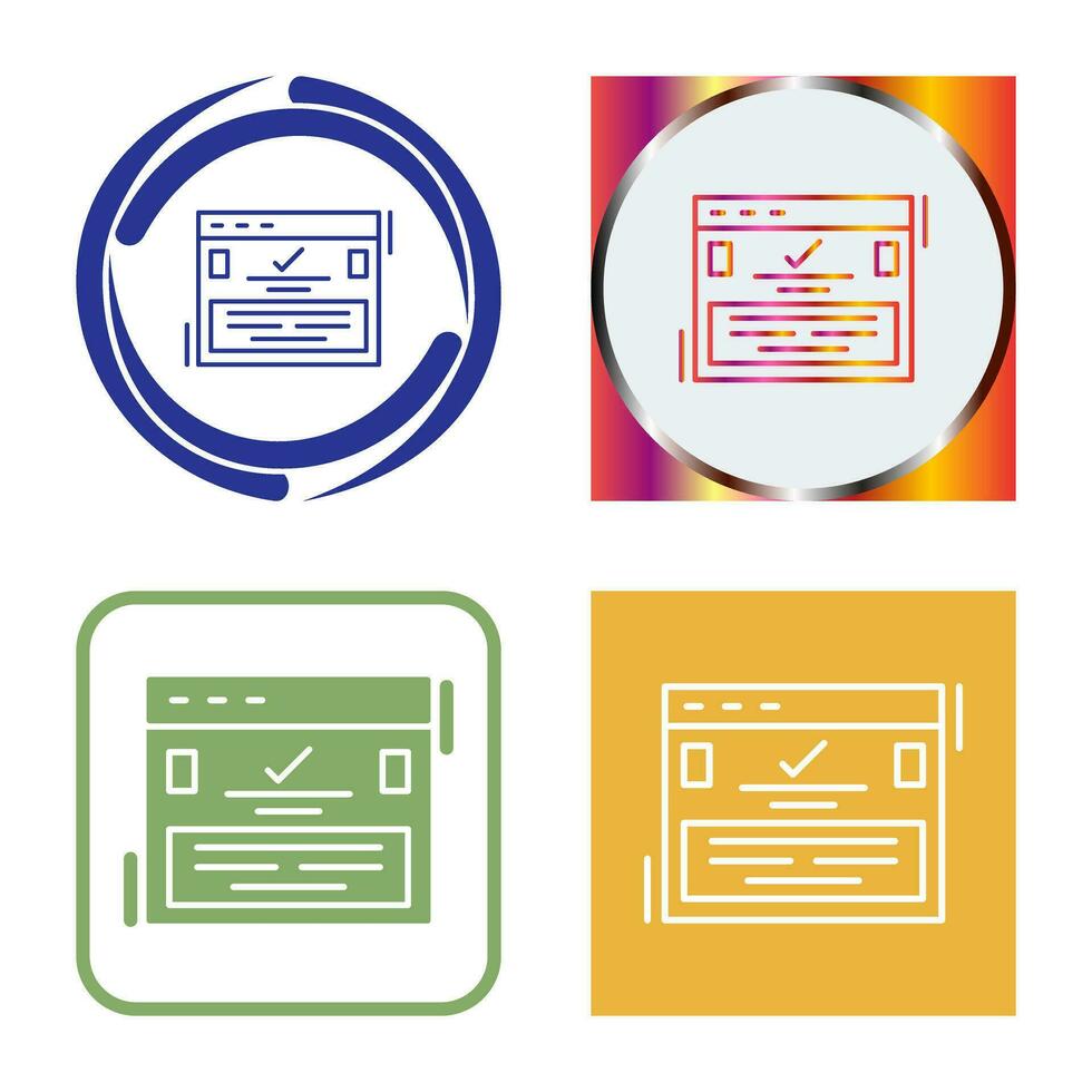 Complete Vector Icon