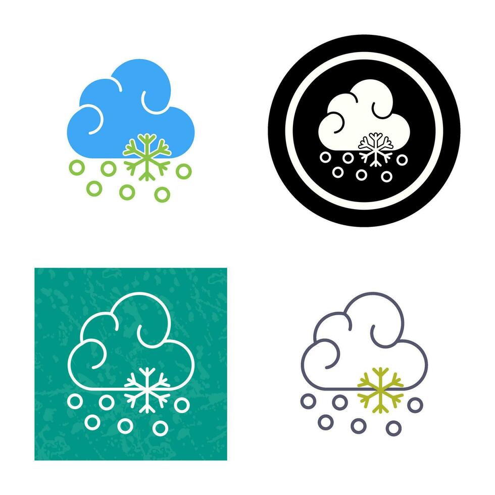 Snow Fall Vector Icon