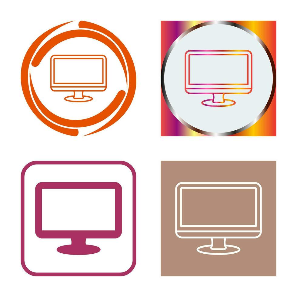 Monitor Vector Icon