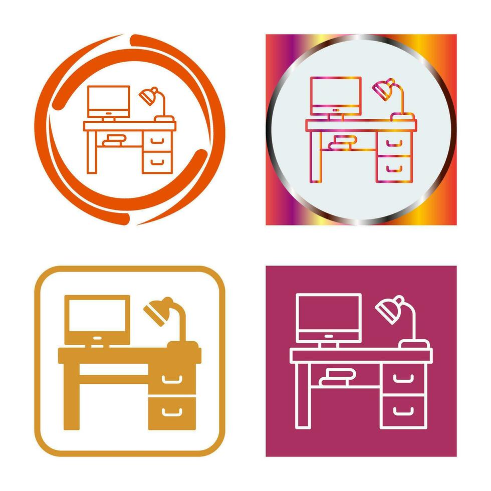 Desk Vector Icon