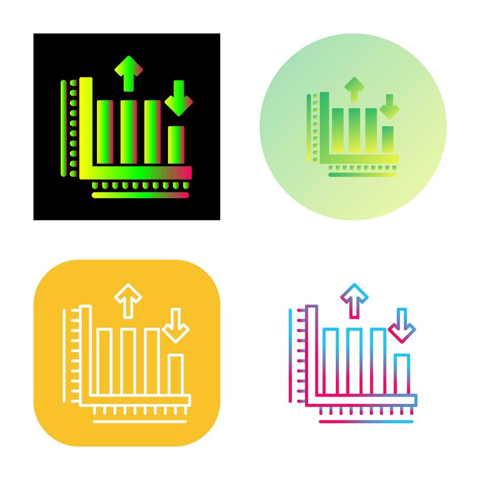 Bar Graph Vector Icon