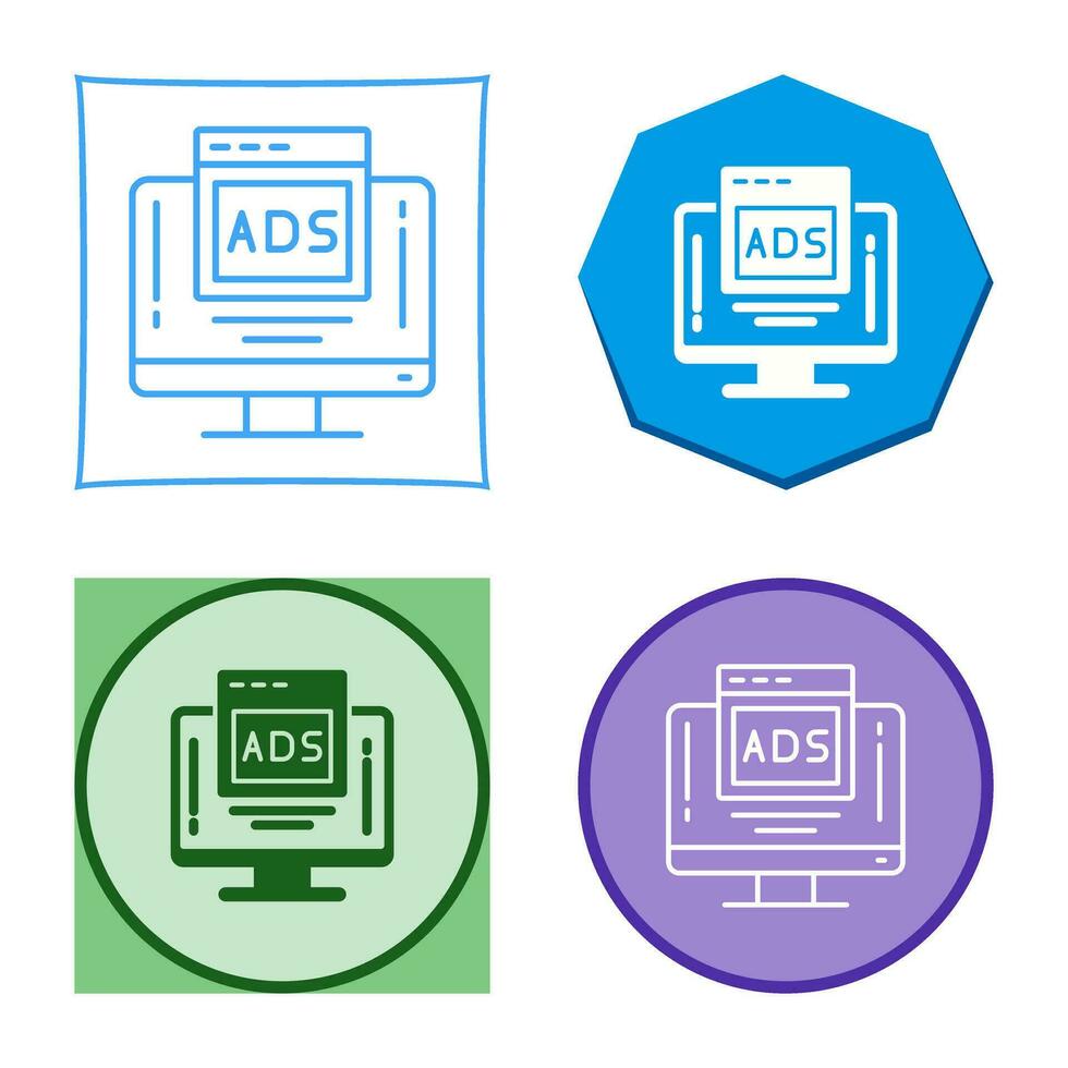 Digital Advertising Vector Icon