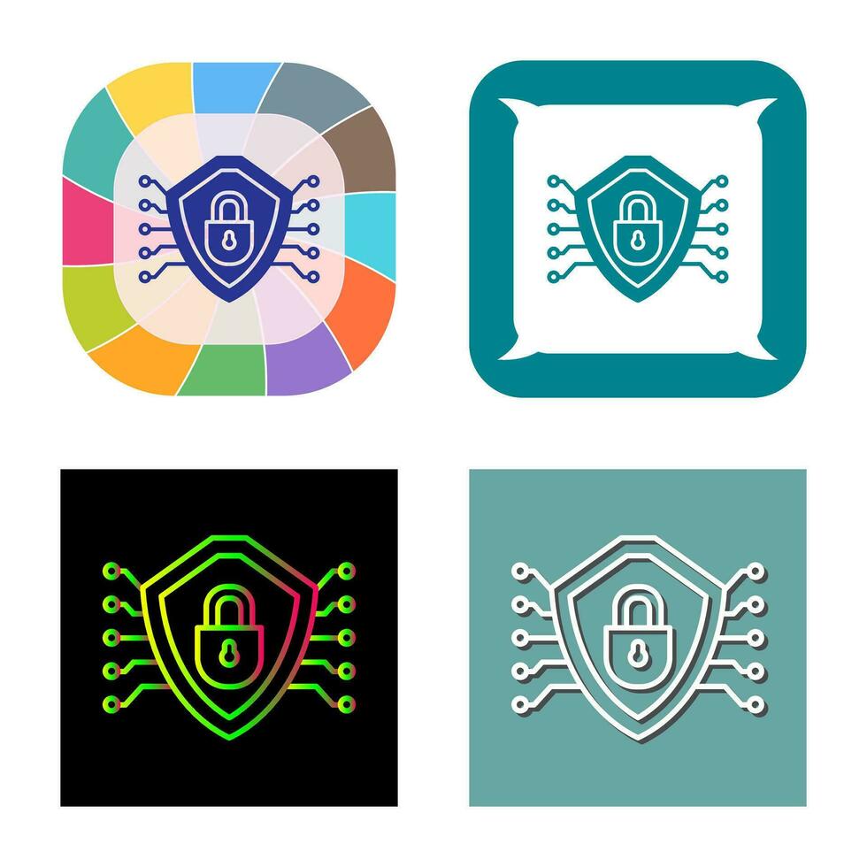 Cyber Security Vector Icon