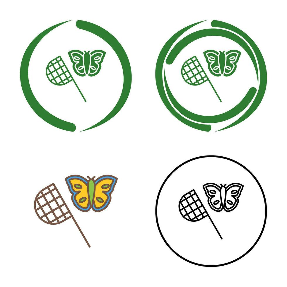 Butterfly Catcher Vector Icon