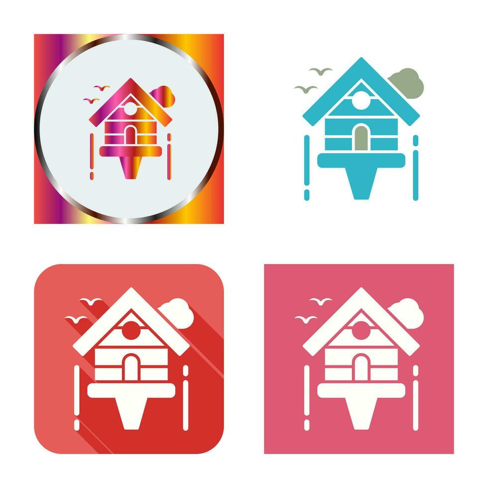 Birdhouse Vector Icon