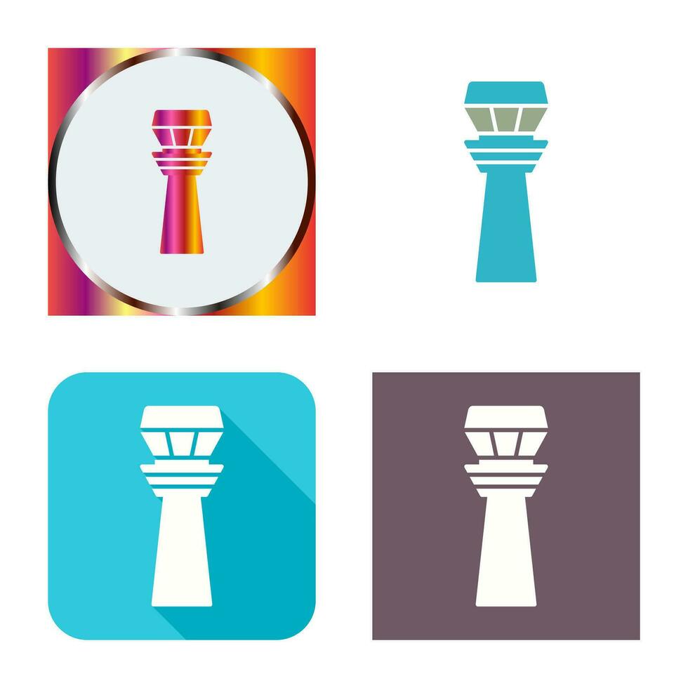 Control Tower Vector Icon
