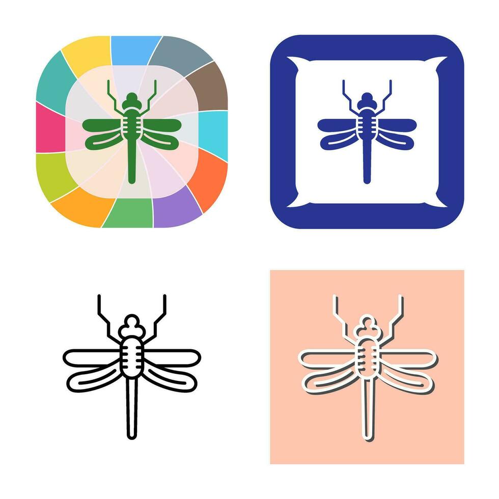 Dragonfly Vector Icon