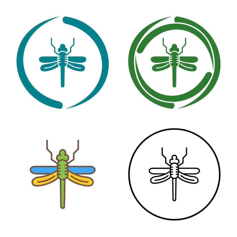 Dragonfly Vector Icon