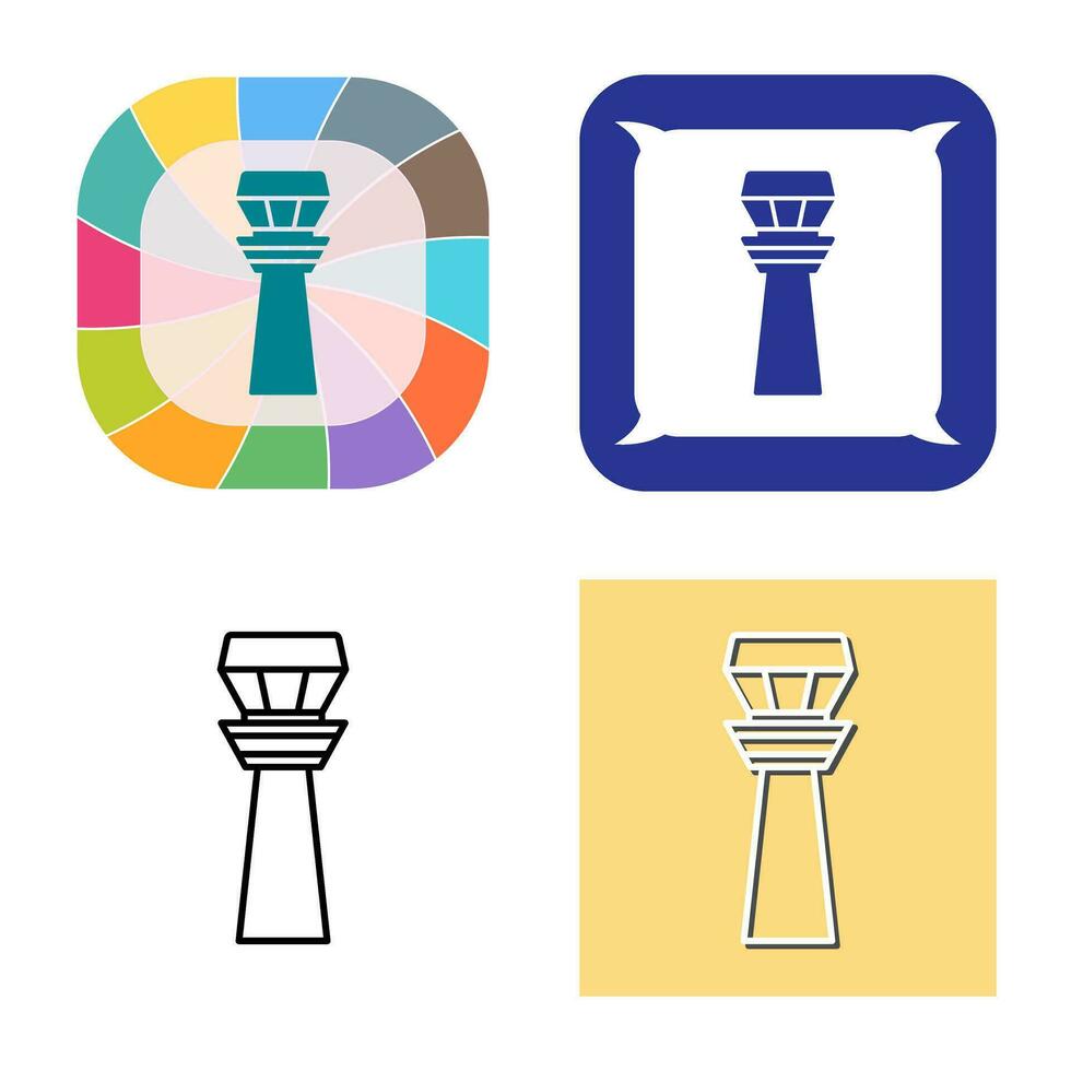 Control Tower Vector Icon