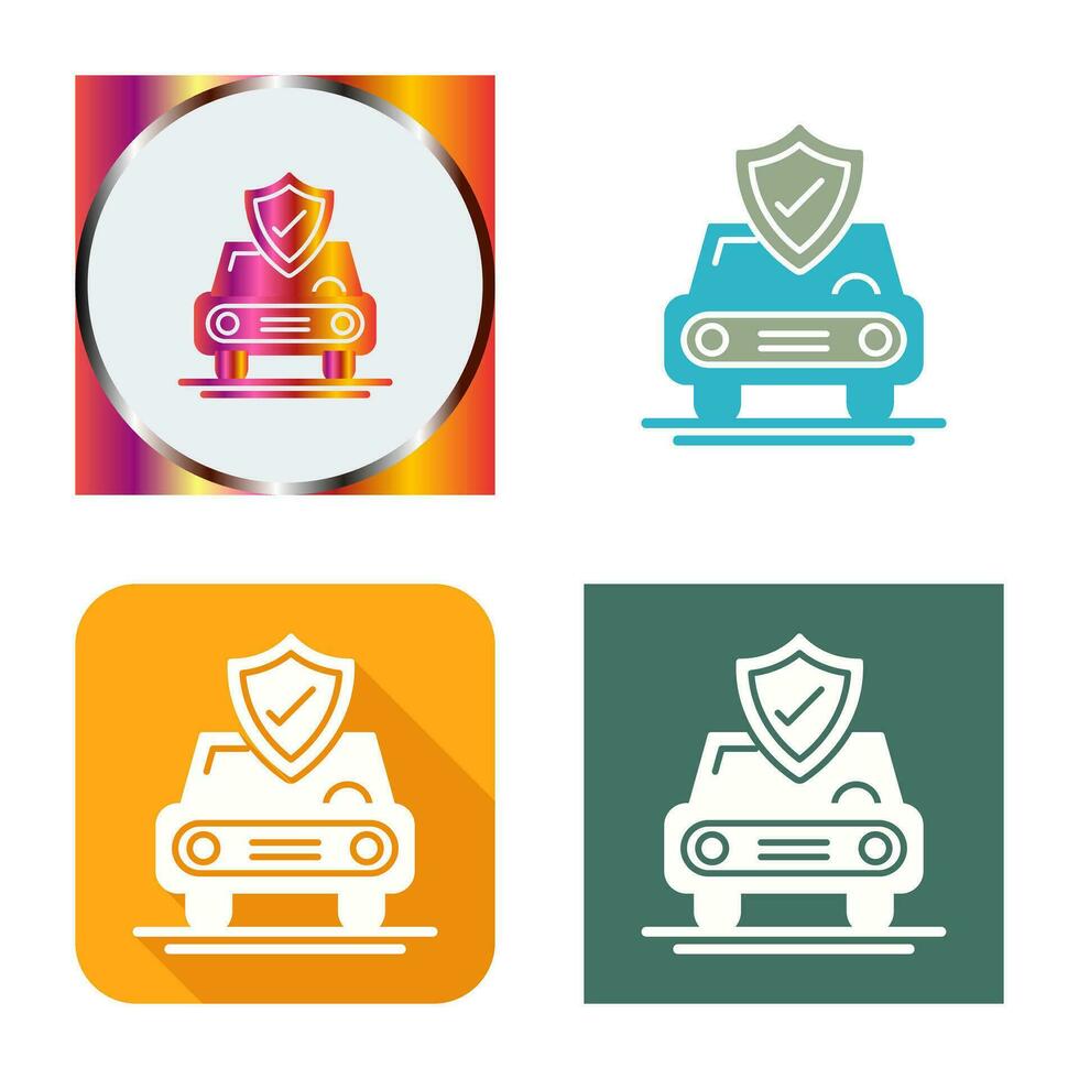 Car Protection Vector Icon