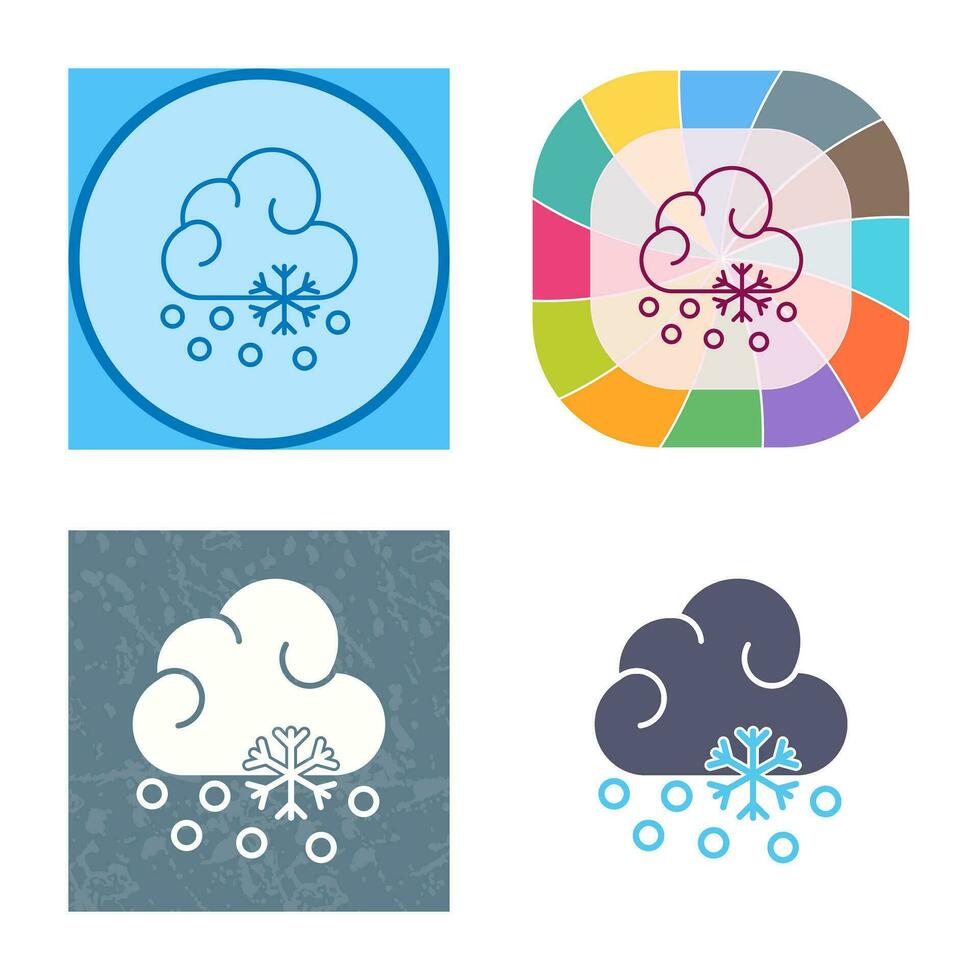 Snow Fall Vector Icon