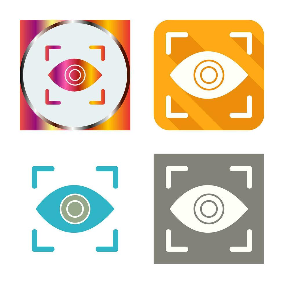 Eye Scan Vector Icon