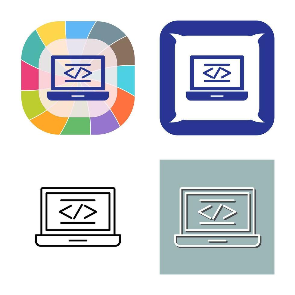 Coding Vector Icon