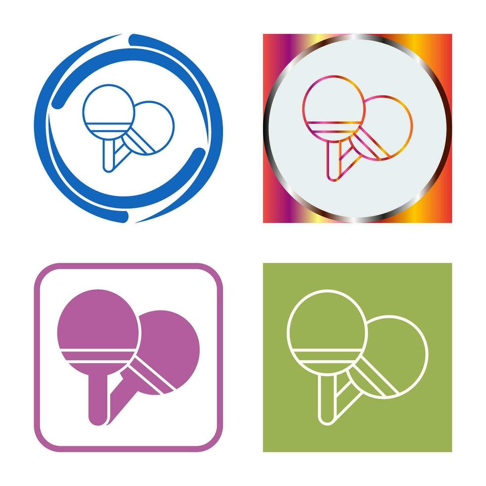 Ping Pong Vector Icon