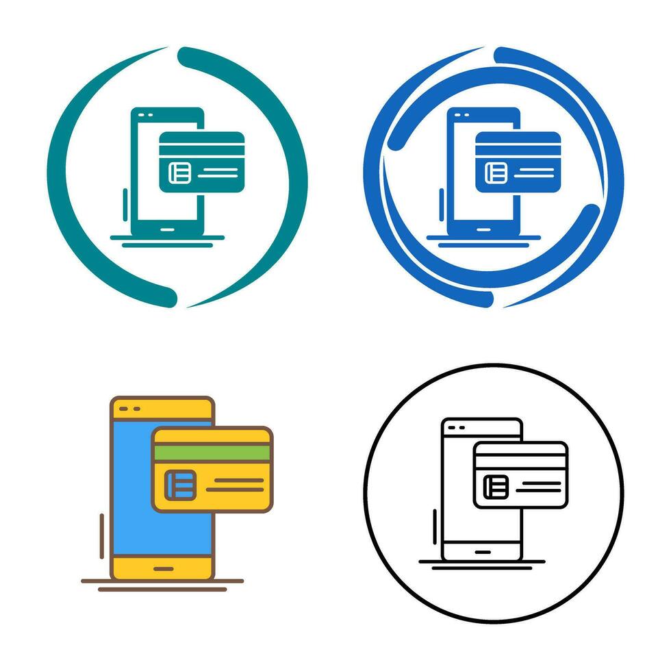 Cashless Payment Vector Icon