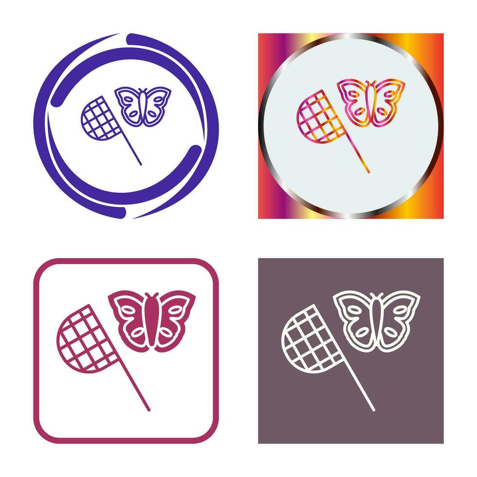 Butterfly Catcher Vector Icon