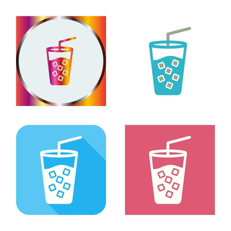 Cold Drink Vector Icon