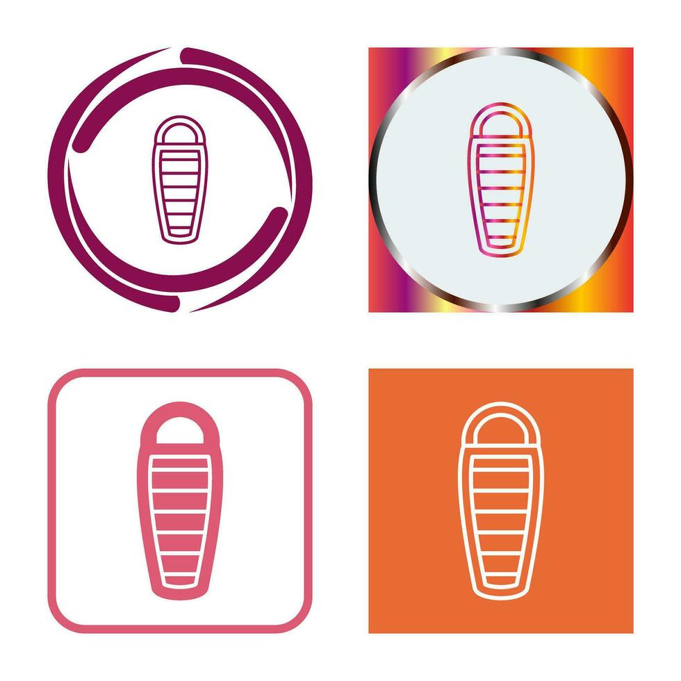 Sleeping Bag Vector Icon