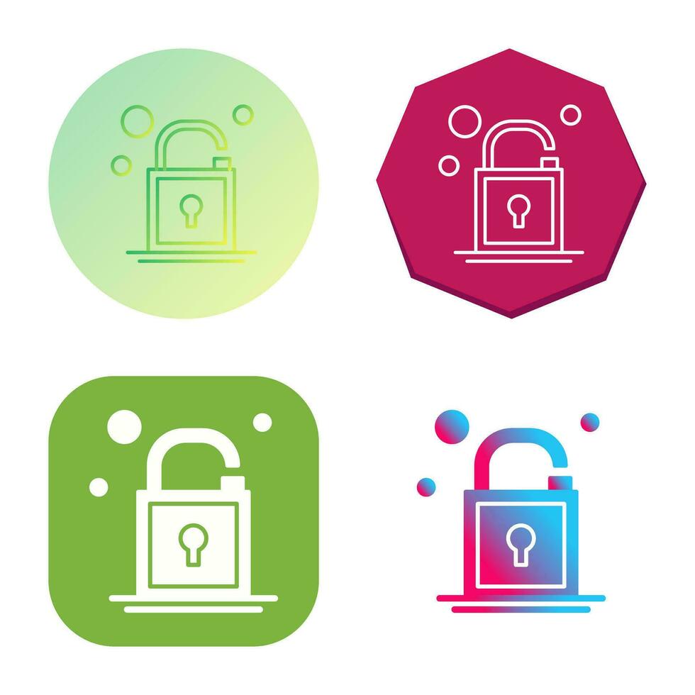 Open Lock Vector Icon