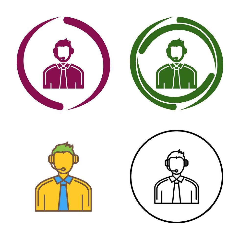 Customer Support Vector Icon