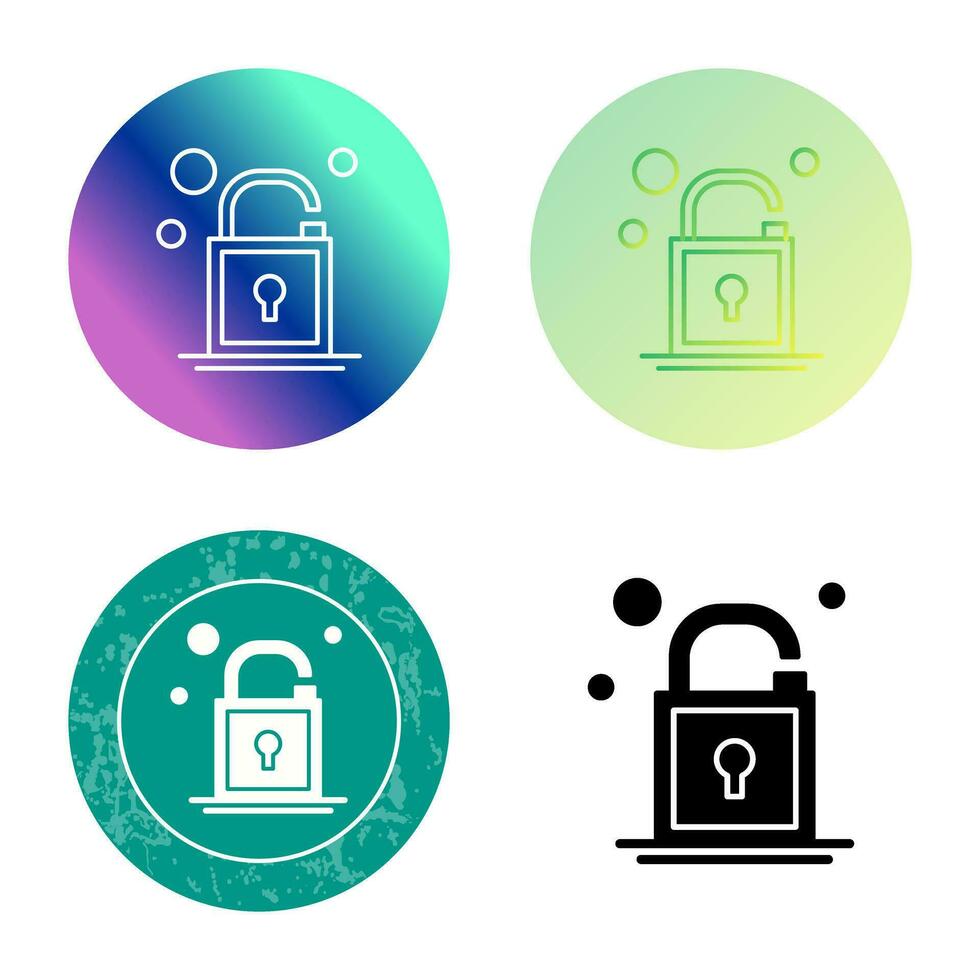 Open Lock Vector Icon