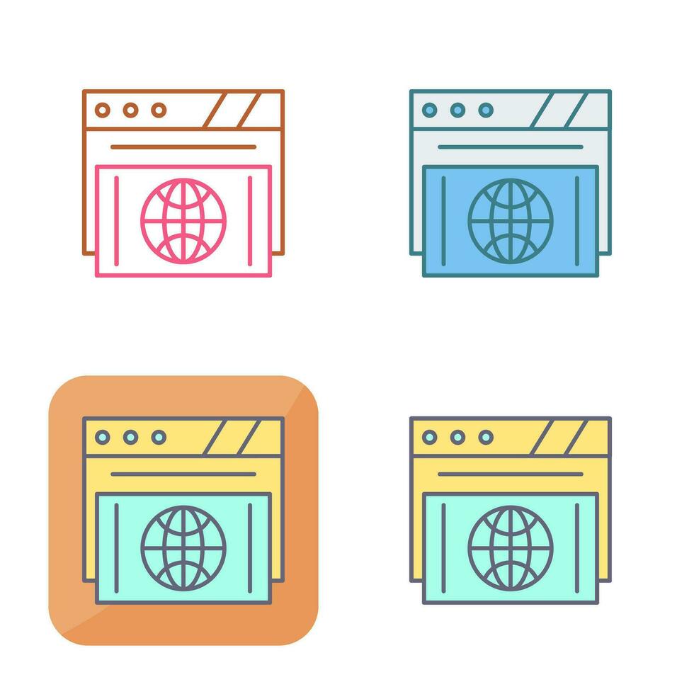 Browser Vector Icon