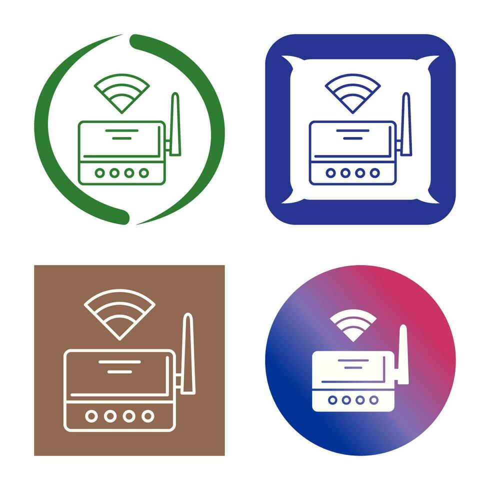 Wifi Router Vector Icon