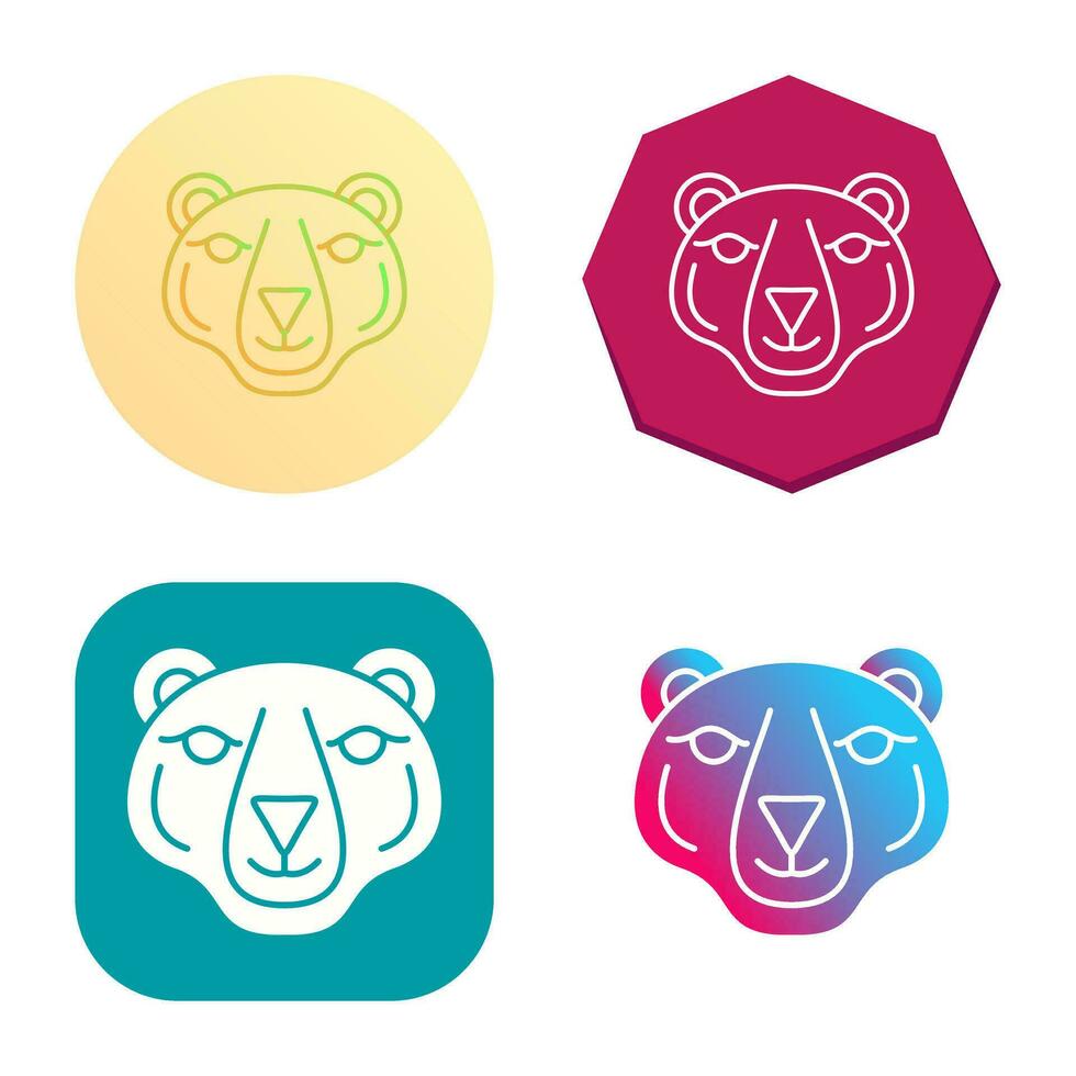 Polar Bear Vector Icon