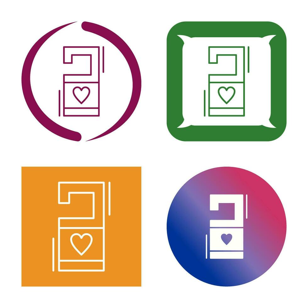 Door Knob Sign Vector Icon