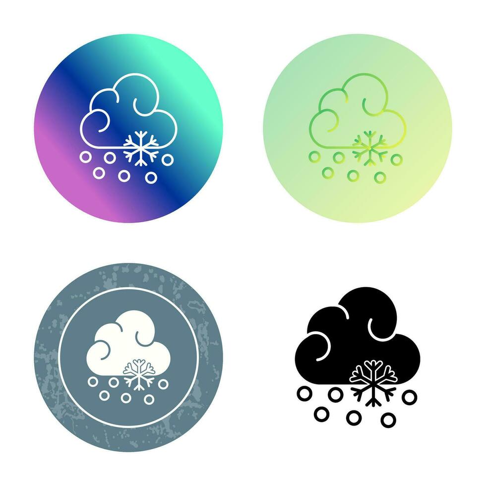 Snow Fall Vector Icon