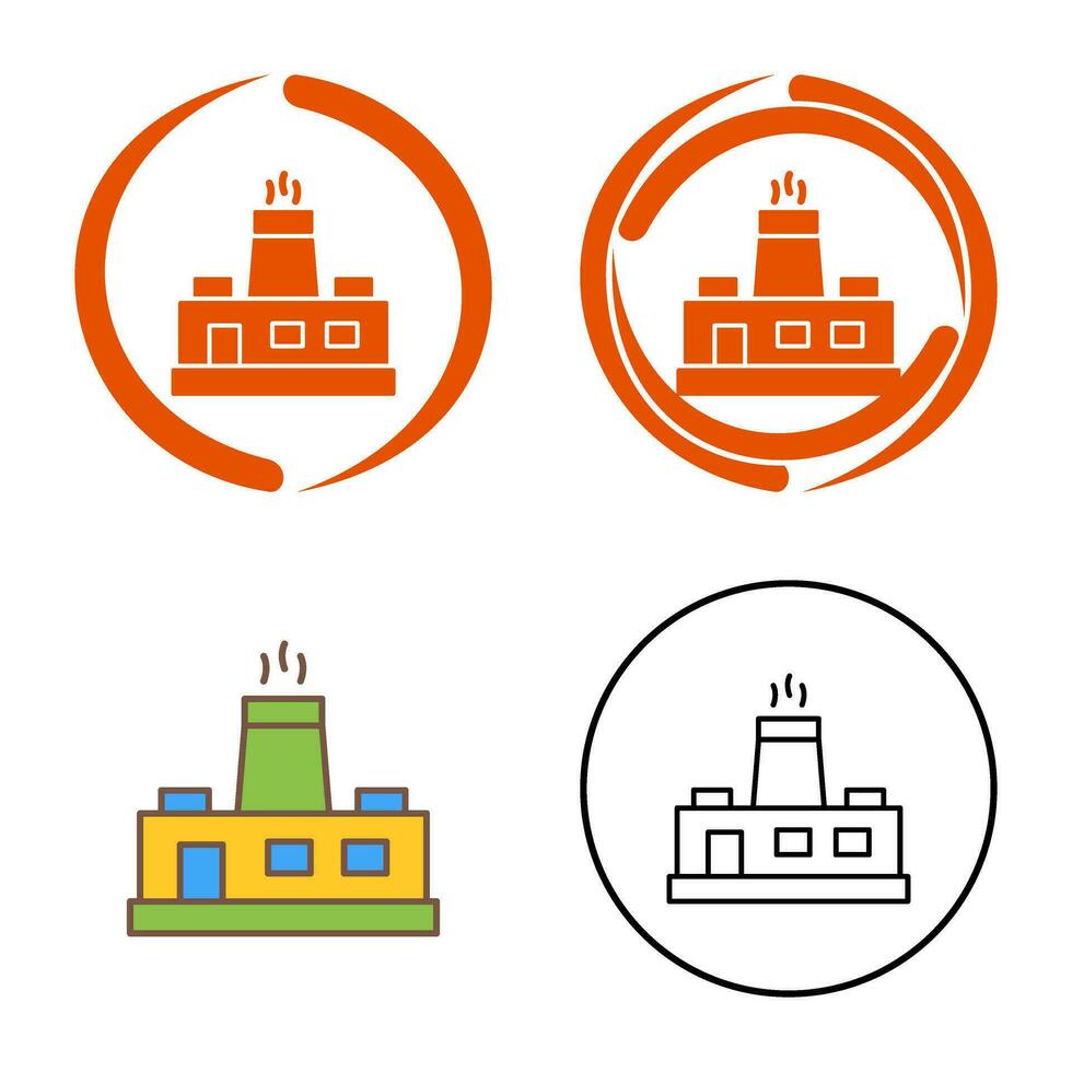 Factory Vector Icon