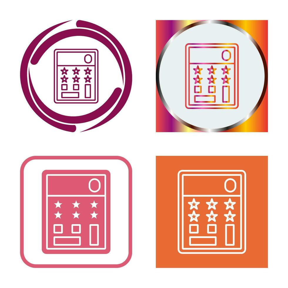 Calculator Vector Icon