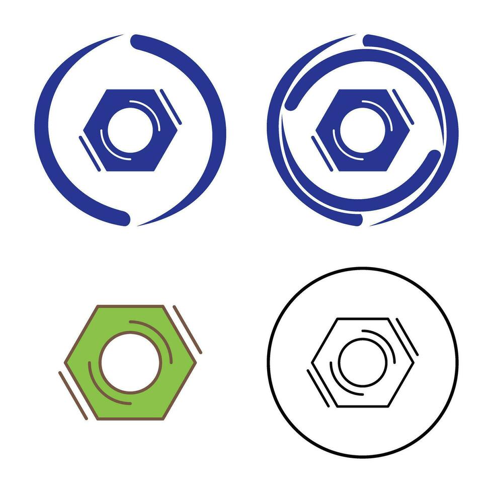 Nut Vector Icon