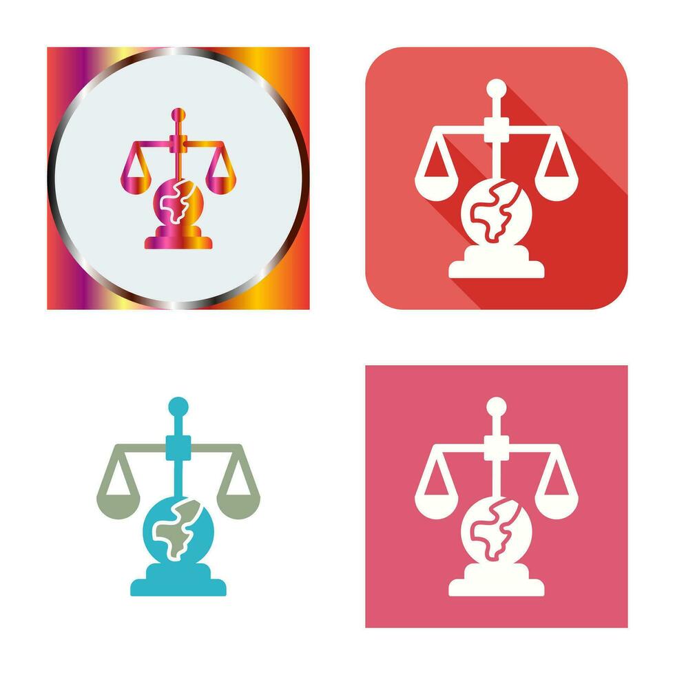 International Law Vector Icon