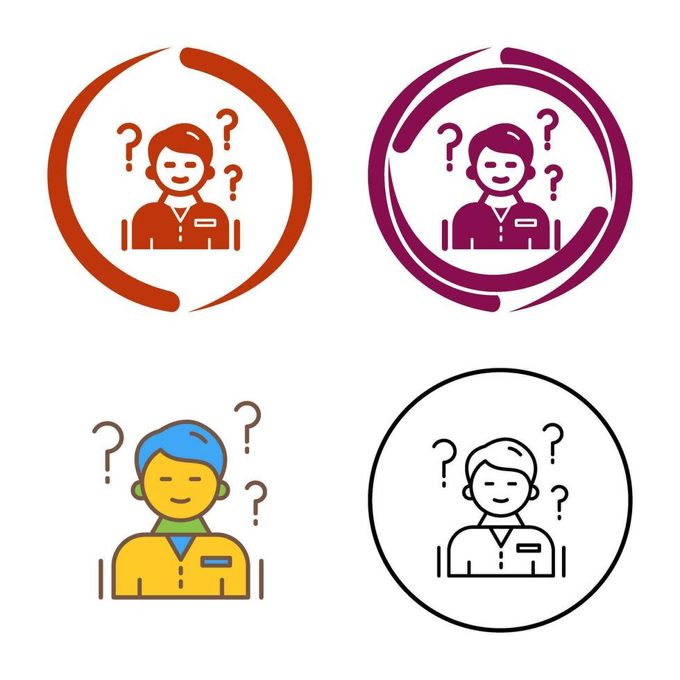Confuse Vector Icon