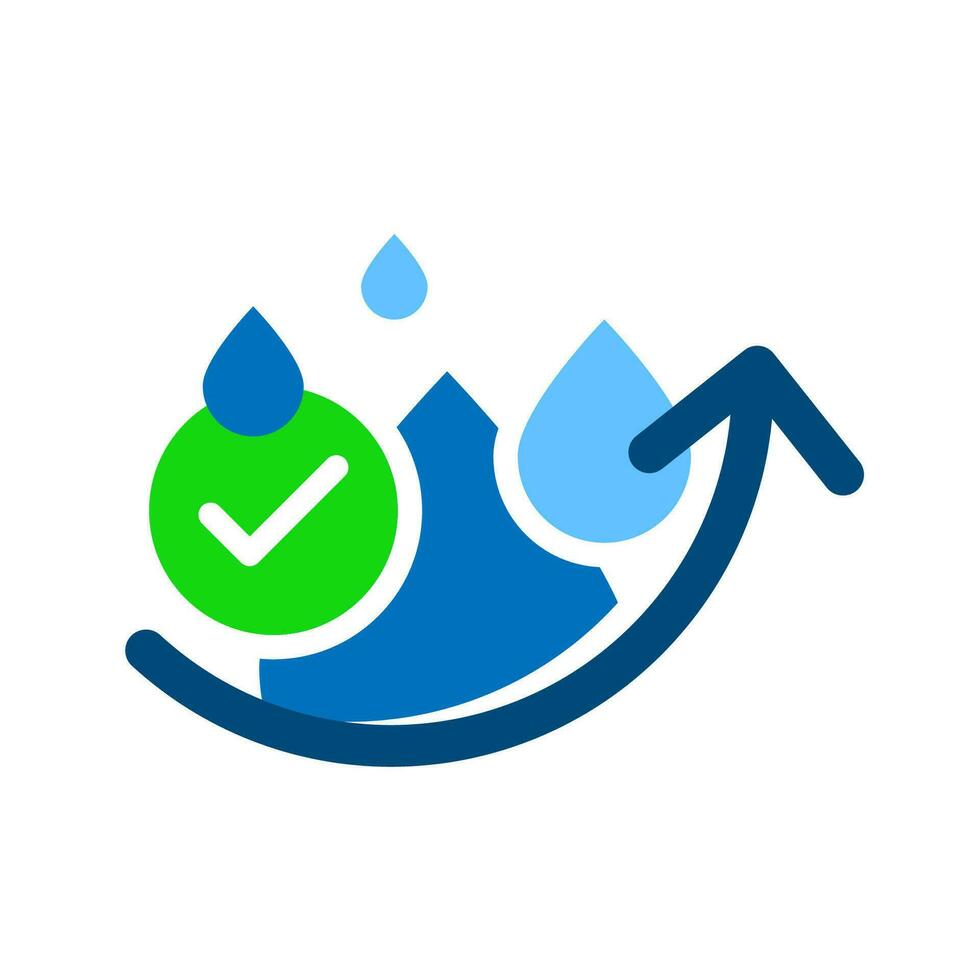 waterproof flat design icon vector