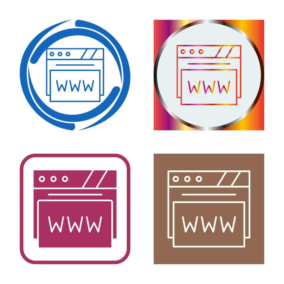 Web Browser Vector Icon