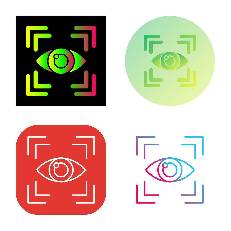 Eye Scan Vector Icon