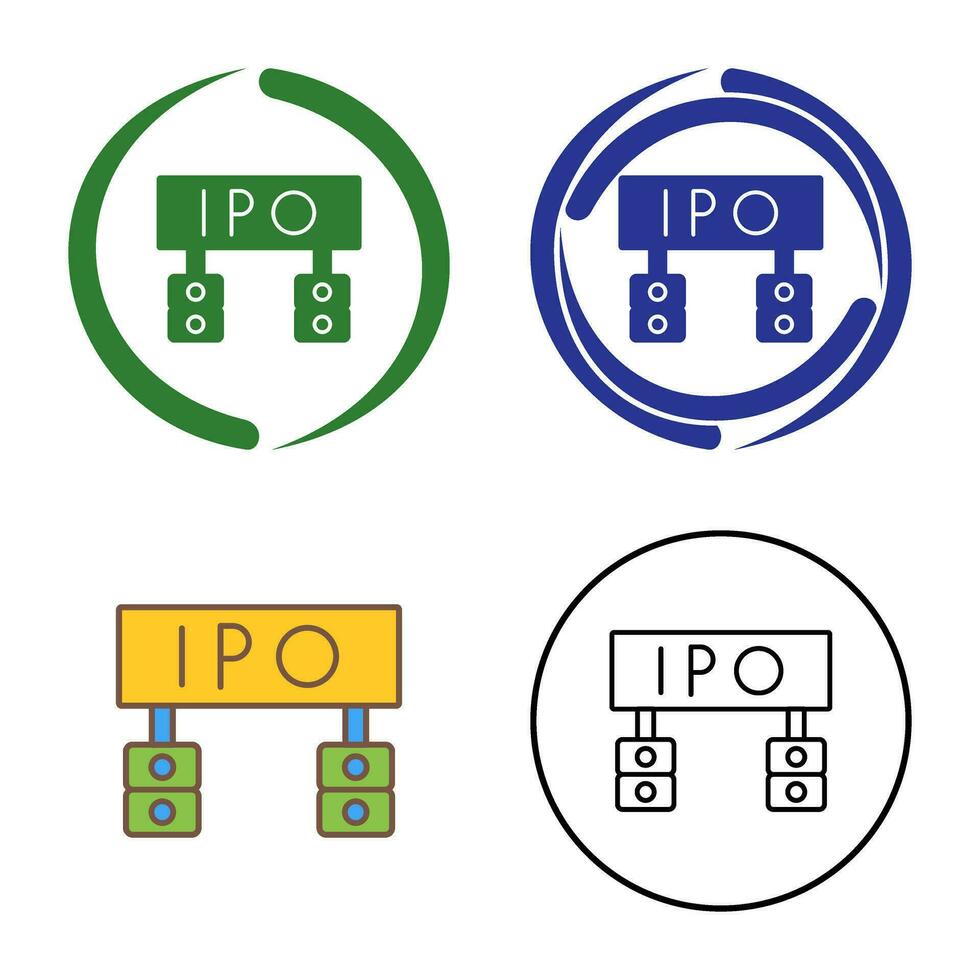 Ipo Vector Icon