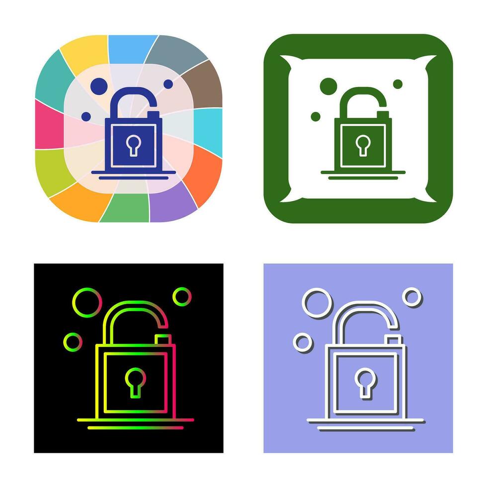 Open Lock Vector Icon