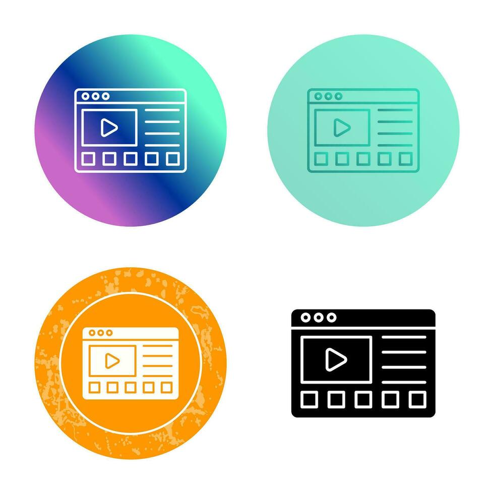 Online Tutorials Vector Icon