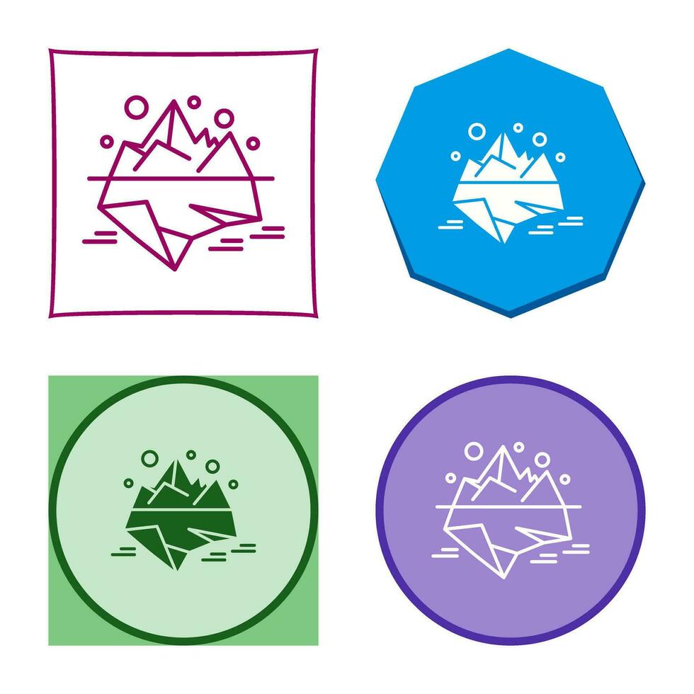 Iceberg Vector Icon