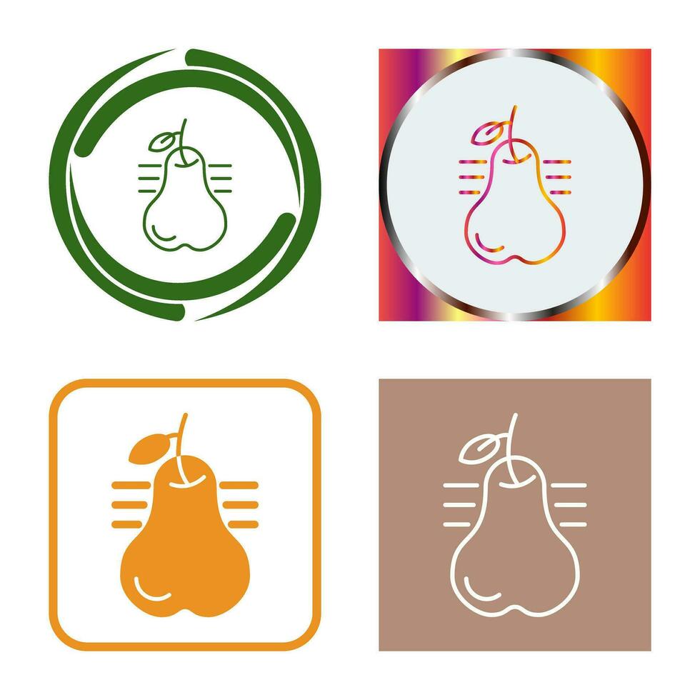 Pear Vector Icon