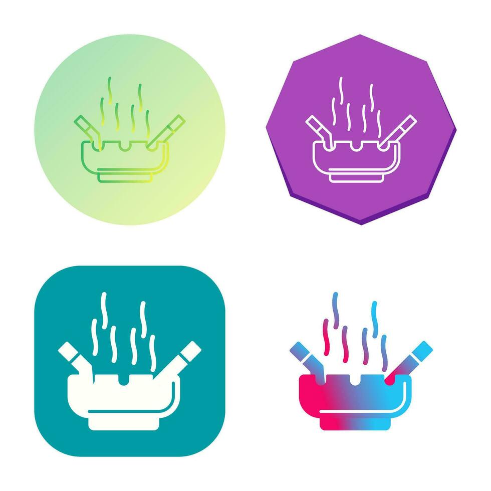 Ashtray Vector Icon