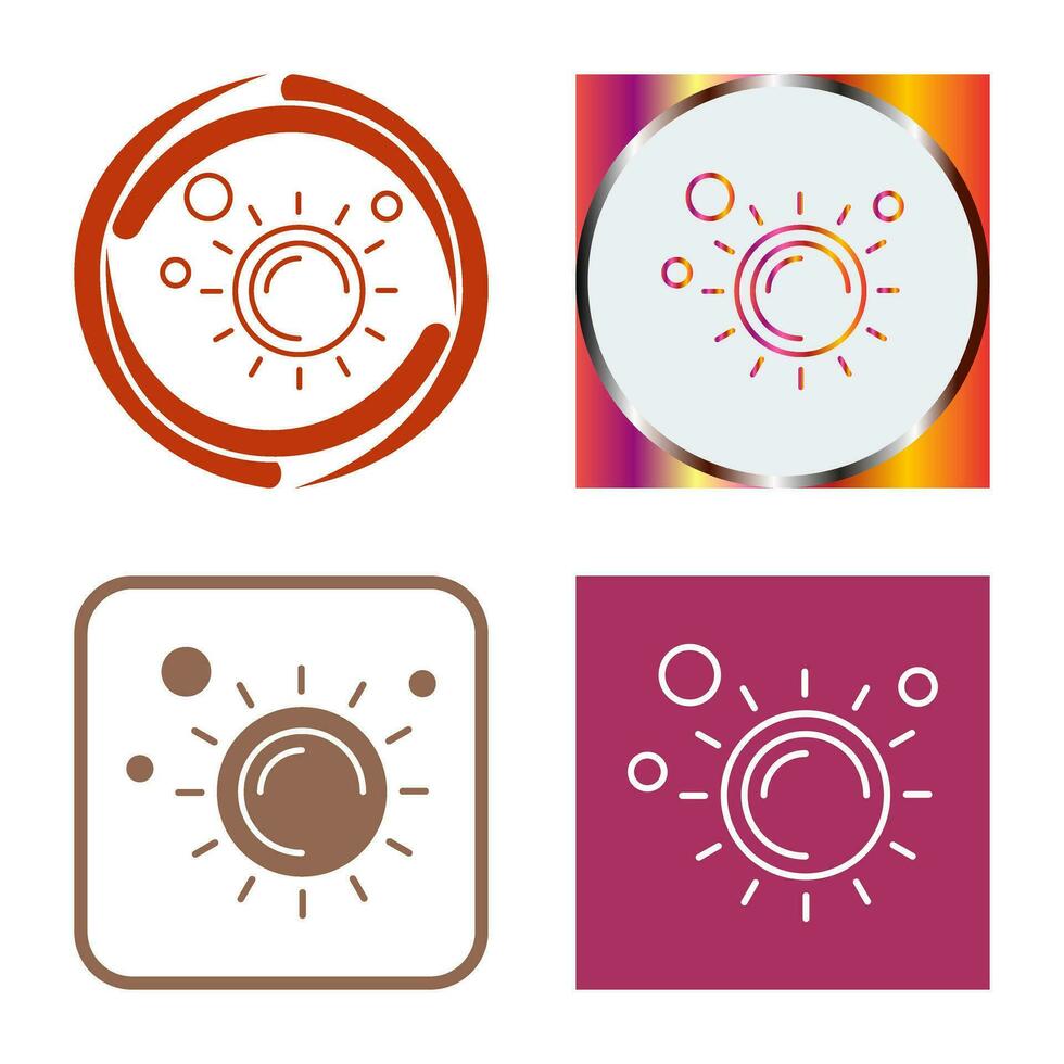 Sun Vector Icon