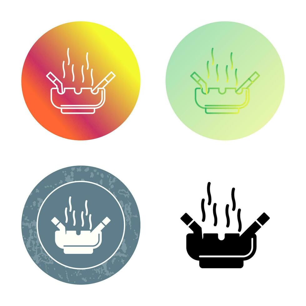 Ashtray Vector Icon