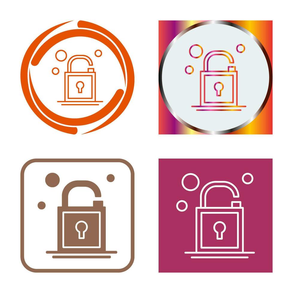 Open Lock Vector Icon